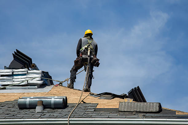 Professional Roofing technician working in Helen, WV